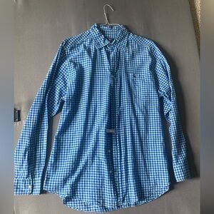 Vineyard vine button down blue barely worn men’s large